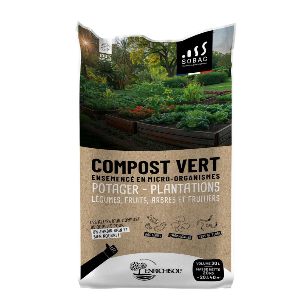 compost vert potager