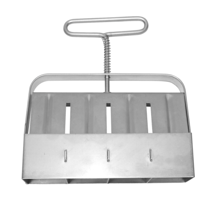 presse-mottes-acier-galvanise-4-mottes-50-mm